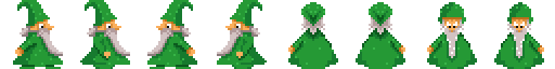 Wizard spritesheet